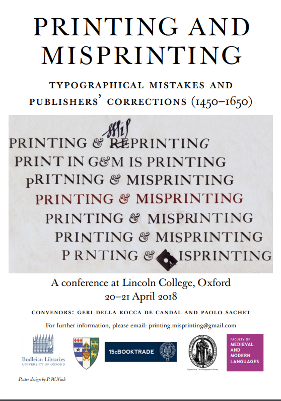 Printing and Misprinting poster